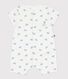 Baby-Kurzoverall aus Baumwolle mit Tiermotiven