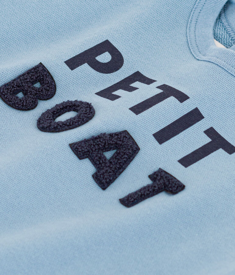 Baby-Sweatshirt aus Molton blau