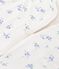 Baby-Weste aus Baumwolle und Sherpa mit Blumenmuster naturfarben/vielfarbig