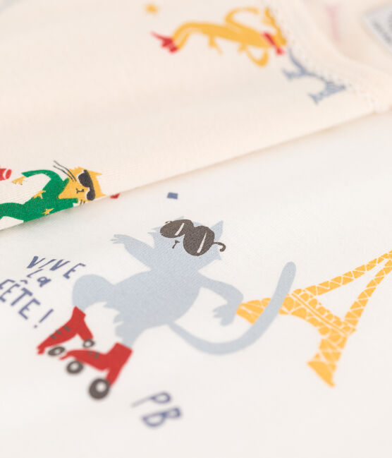 2er-Set langärmelige T-Shirts aus Baumwolle variante 1
