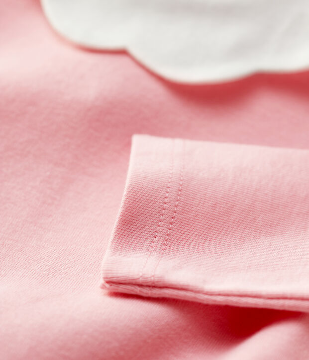 Baby-Bluse aus Baumwolle rosa