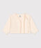 Baby-Cardigan aus Musselinstoff naturfarben AVALANCHE