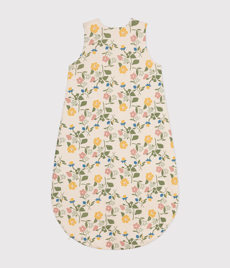 Babyschlafsack mit Blumenmuster aus Baumwolle, TOG 2 naturfarben/vielfarbig