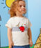 T-Shirt Mr. Men und Little Miss aus Baumwolle für Babys weiss MARSHMALLOW