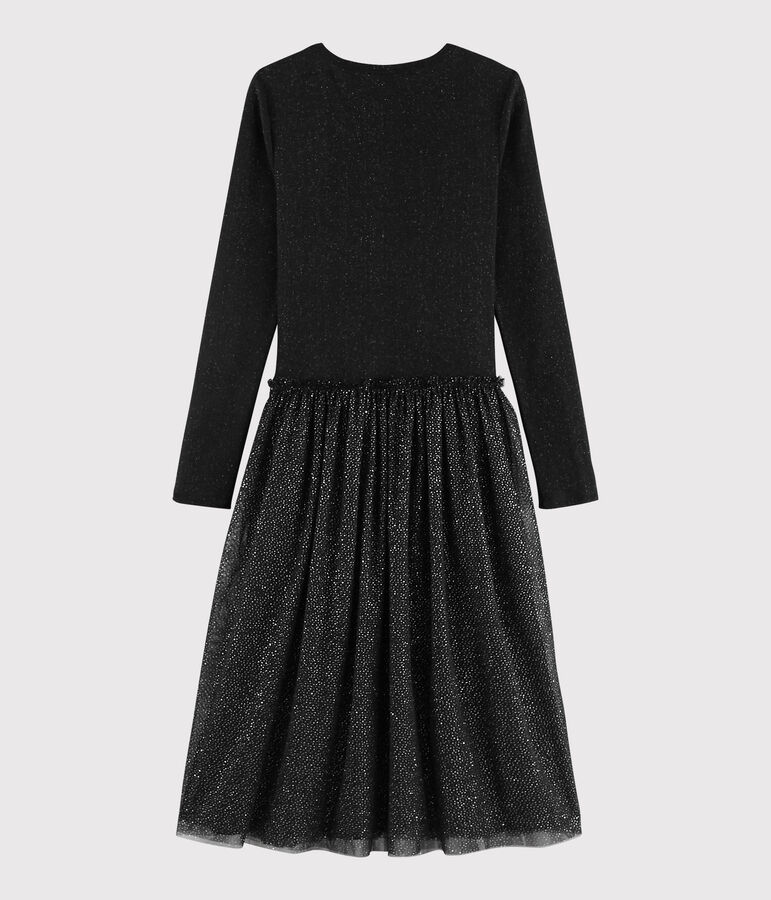 Kleid aus T&uuml;ll f&uuml;r Damen schwarz/gelb