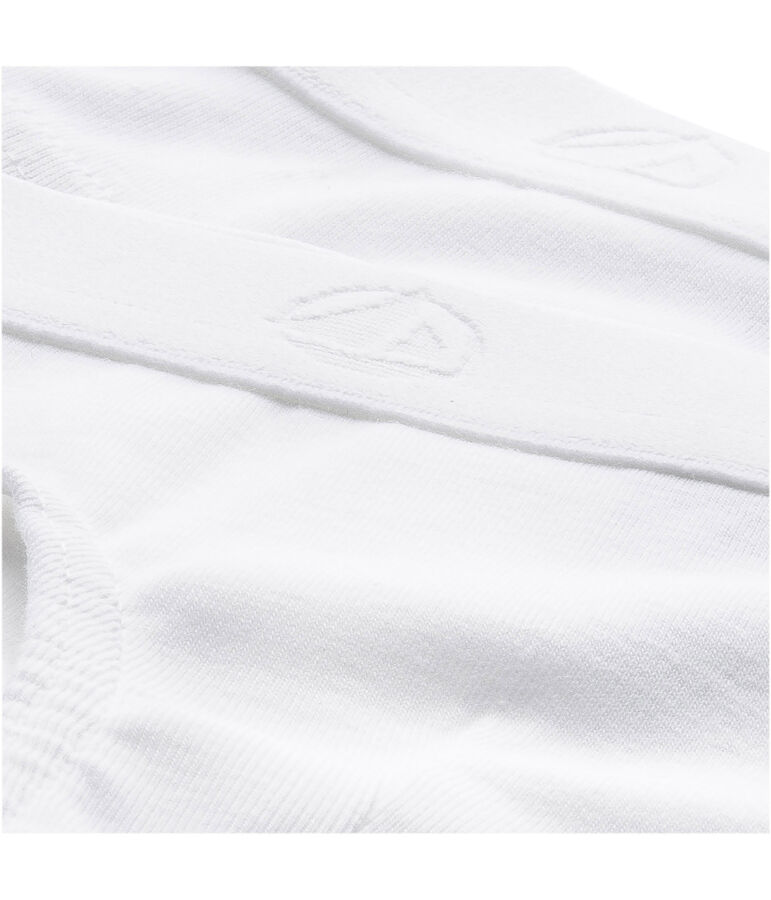 2er-Set wei&szlig;e Slips f&uuml;r Jungen variante 1