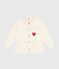Kinder-Jeansjacke einfarbig naturfarben MILK