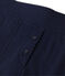 Lange Damen-Unterhose aus extrafeinem Rippstrick blau SMOKING