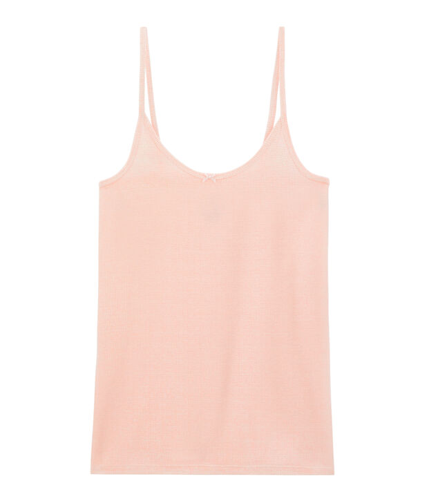 Damen-tr&auml;gershirt weiss/rosa