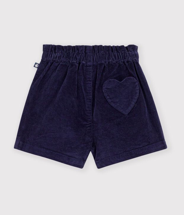 Baby-Shorts aus einfarbigem Fein-Cord SOIR