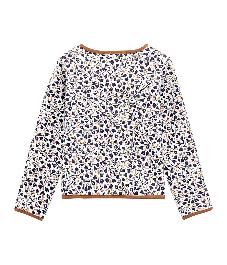 M&auml;dchen-Cardigan grau BELUGA/weiss MULTICO