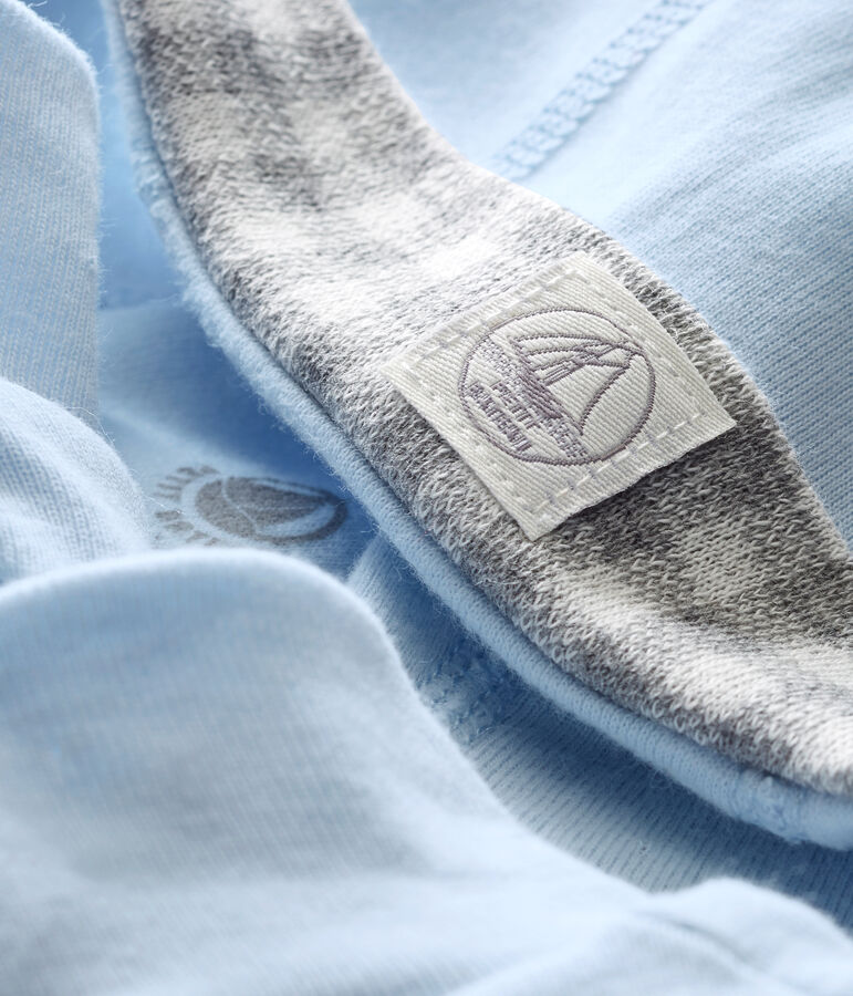 Baby Jungen M&uuml;tze und Schuhe im Set blau