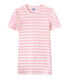Gestreiftes Damen-T-Shirt aus Original-Rippstrick