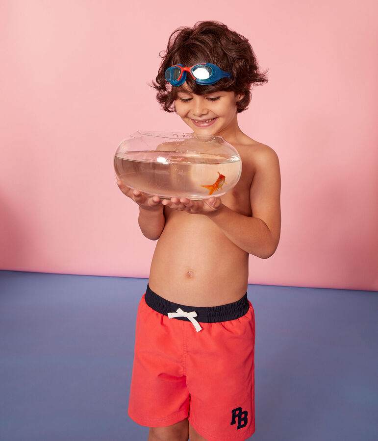 Strandshort Jungen rosa GROSEILLER