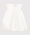 Ärmelloses Babykleid aus Popeline weiss ECUME