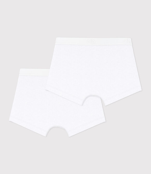 Set aus einfarbigen Kinder-Boxershorts aus Baumwolle vielfarbig
