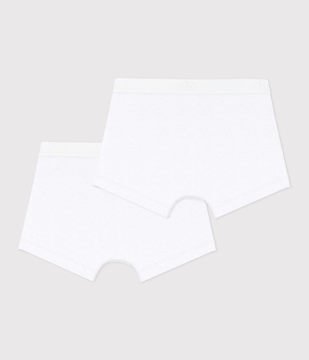 2er-Set wei&szlig;e Boxershorts f&uuml;r Jungen vielfarbig