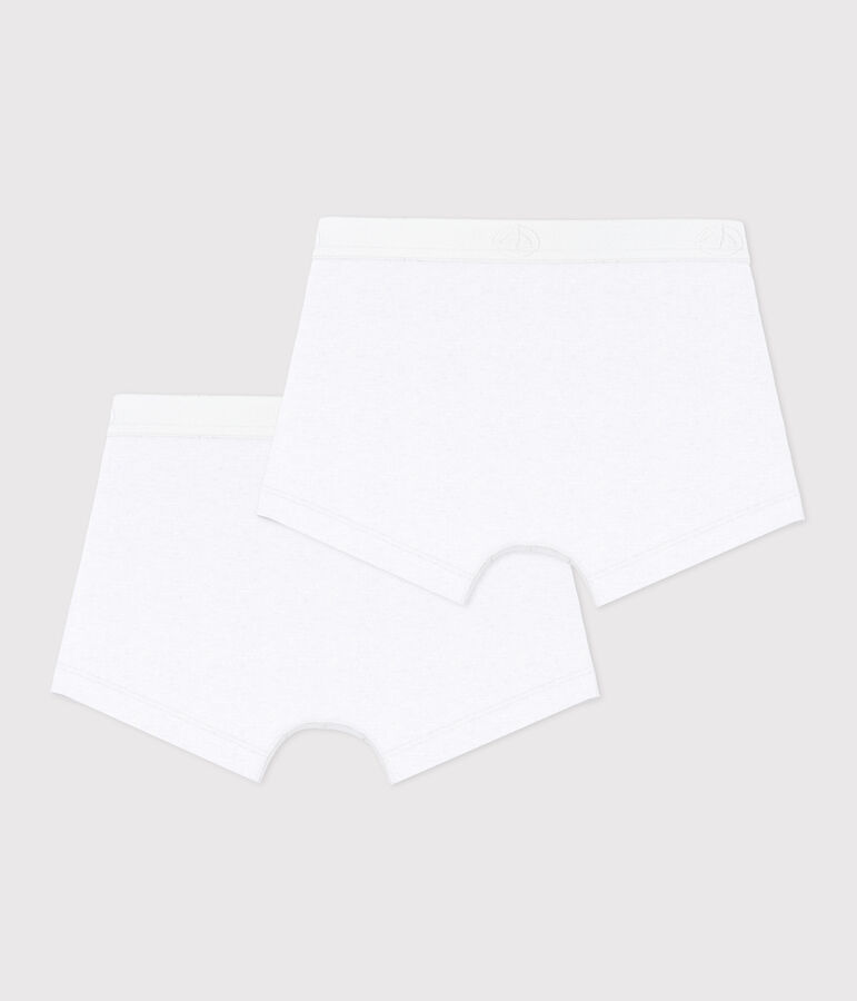 2er-Set wei&szlig;e Boxershorts f&uuml;r Jungen vielfarbig