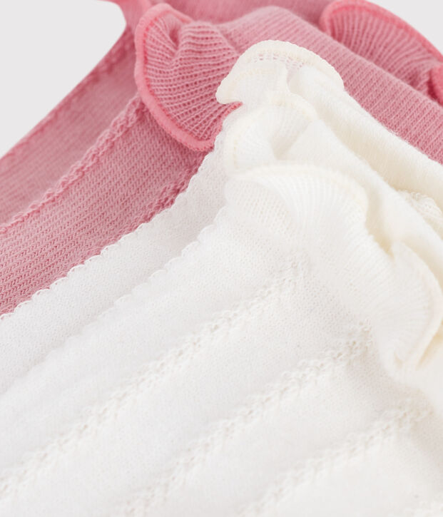 2er-Set Kinder-Kniestr&uuml;mpfe aus Baumwolle vielfarbig