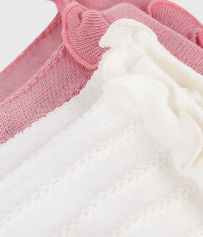 2er-Set Kinder-Kniestr&uuml;mpfe aus Baumwolle vielfarbig