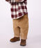 Baby-Hose aus einfarbigem Fein-Cord LATTE