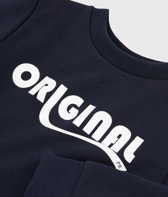 Kinder-Sweatshirt für Jungen blau SMOKING