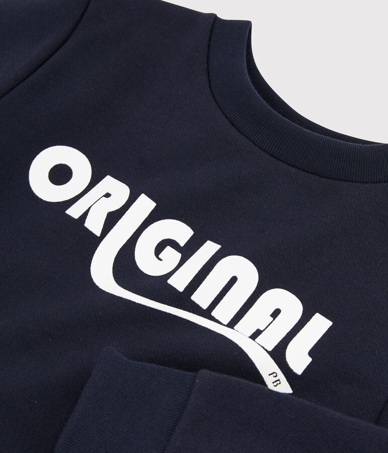 Kinder-Sweatshirt f&uuml;r Jungen blau