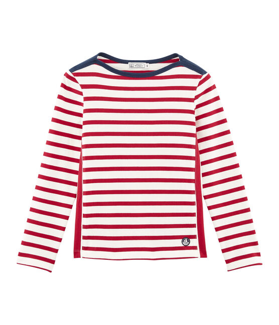 Matrosenhemddamen rot TERKUIT/weiss MARSHMALLOW