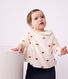 Baby-Bluse aus Feincord mit gesticktem Schleifenmuster