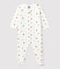 Baby-Strampler aus Bio-Baumwolle mit floralem Muster