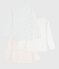 Set langärmeliger Kinder T-Shirts aus Baumwolle mit Herzmotiv variante 1
