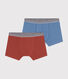 2er-Set Kinder-Boxershorts aus Baumwolle und Elastan