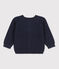 Baby-Cardigan aus Baumwollstrick blau SMOKING