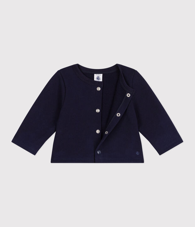 Baby-Cardigan aus einfarbiger Baumwolle SOIR