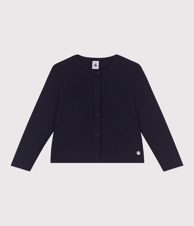 Kinder-Cardigan aus einfarbiger Baumwolle SMOKING