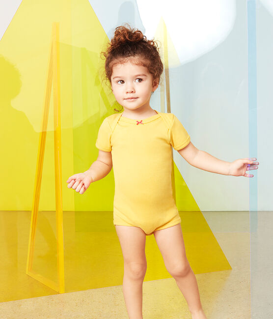 Trio kurzärmelige Baby-Bodys für Mädchen variante 1