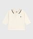 Langärmeliges Baby-Poloshirt aus einfarbiger Baumwolle