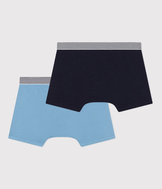 2er-Set Boxershorts aus Baumwolle und Elastan für Jungen variante 1