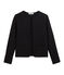 Cardigan-Jacke aus Doppeljersey für Damen schwarz NOIR/gelb DORE