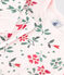 Eng anliegender Kinder-Pyjama aus Baumwolle mit Blumenmuster  rosa FLEUR/weiss MULTICO