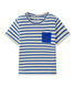 Gestreiftes Baby-Jungen-Kurzarmshirt