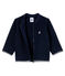 Baby-Cardigan aus gestepptem Doppeljersey für Jungen blau SMOKING CN