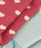 2er-Set Babysocken aus Baumwolljersey mit Herzen variante 2