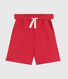 Kinder-Bermudashorts aus einfarbiger Baumwolle