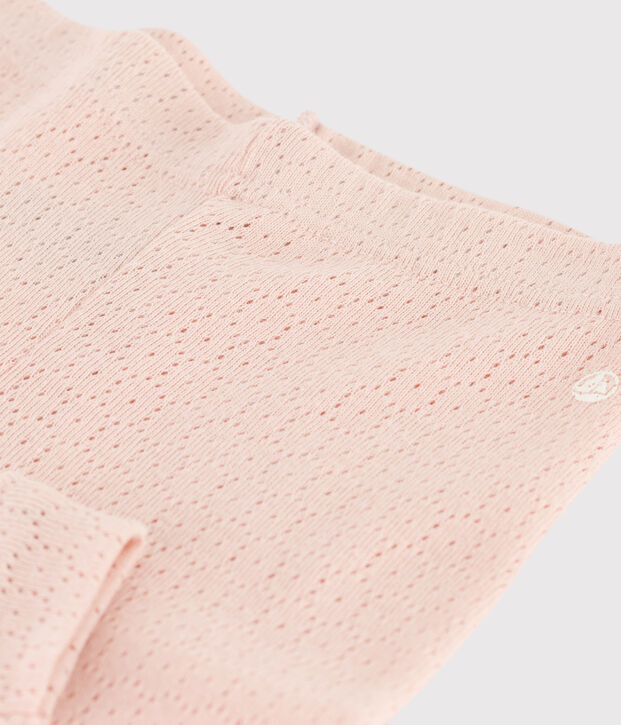 Baby-Leggings aus Baumwolle rosa