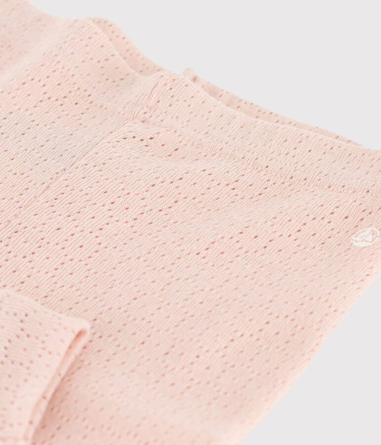 Baby-Leggings aus Baumwolle rosa