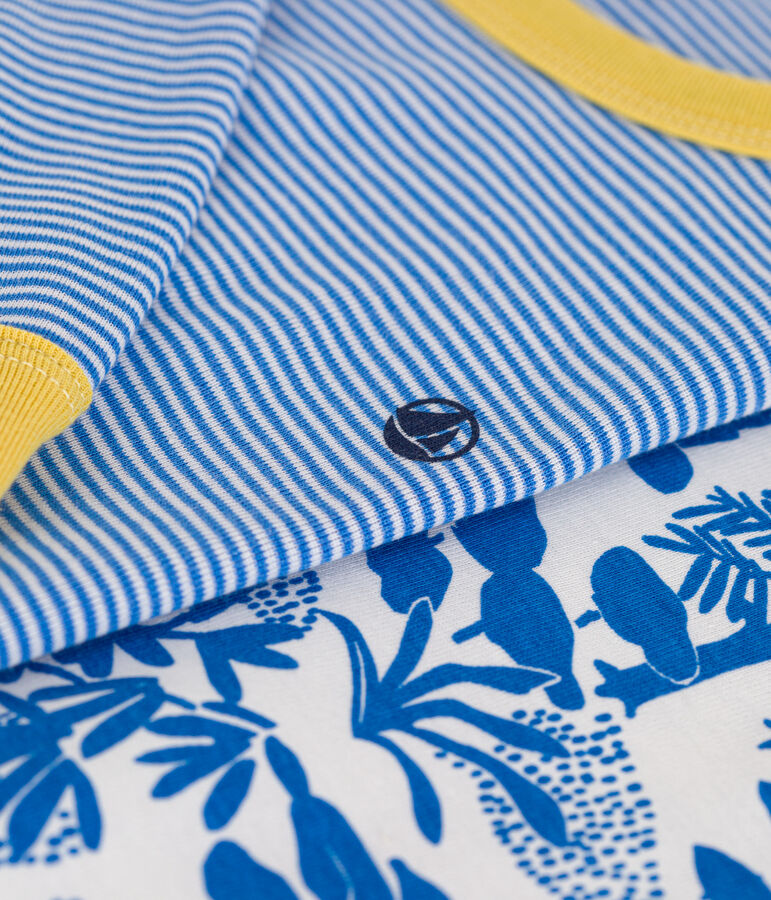 2er-Set Kinderpyjamas aus Baumwolle. vielfarbig