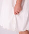 Kurzärmeliges Kinder-Kleid aus einfarbiger Baumwolle  weiss ECUME