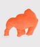 Stofftier Gorilla orange orange OURSIN