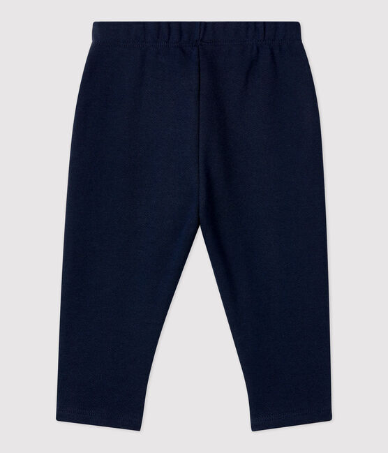 Baby-Hose aus Molton blau SMOKING